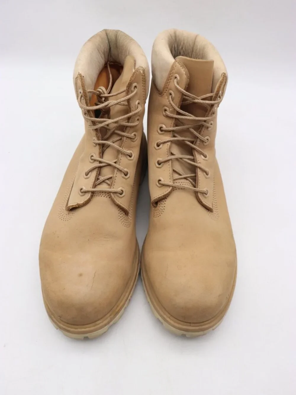 Timberland 6 Inch Boot Men's Size 12 M Tan Leather Premium Boots Waterproof